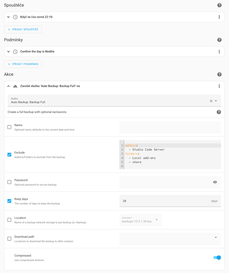 Automaticky Backup - Auto Backup Full